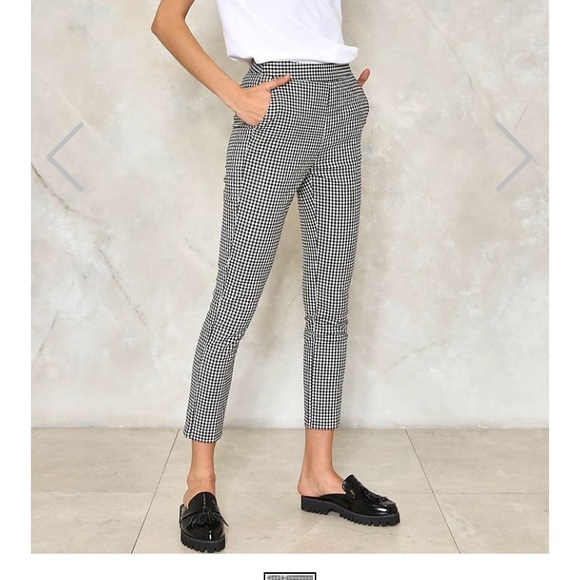 Nasty Gal Pants - Gingham pants